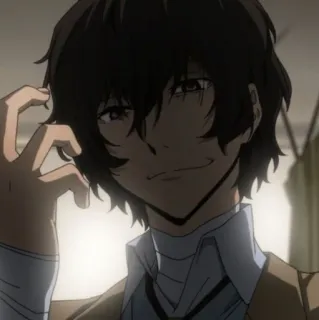 ☄ Dazai Osamu Bungou Stray Dogs Anime, Manga, Dazai, Bungo Stray Dogs, Personaje whatsapp sticker