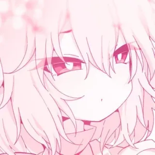 🍓 Anime, Manga, Rosa, Carino, Ragazza, Personaggio whatsapp sticker