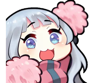 💛 动漫, 女孩, 卡通, 可爱, Q版 telegram sticker