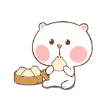 TuaGom Puffy Bear- @MochaStickers telegram stickers