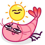 Fresh Shrimp telegram stickers