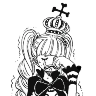 😭 anime, piangere, triste, principessa, manga, corona telegram sticker