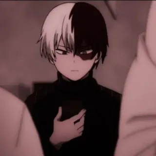 ❄️ Shoto Todoroki My Hero Academia Anime, My Hero Academia, Shoto Todoroki, Superhero, Manga telegram sticker