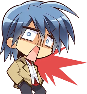 😨 Anime, Manga, Hoạt hình, Nhân vật, Chibi telegram sticker