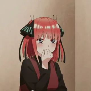 🦋 Nino Nakano The Quintessential Quintuplets Anime, Karakter, Gadis, Lucu, Nino Nakano, The Quintessential Quintuplets whatsapp sticker