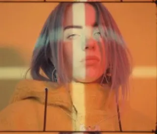 😐 Billie Eilish Billie Eilish, นักร้อง, ป็อปสตาร์, เพลง telegram sticker