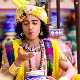 😋 Krishna Krishna, Hindu, Hinduísmo, Divindade, Indiano telegram sticker