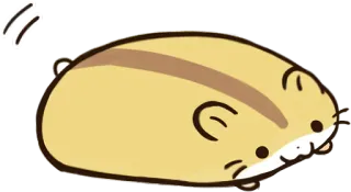 😗 hamster, animal, cute, cartoon telegram sticker