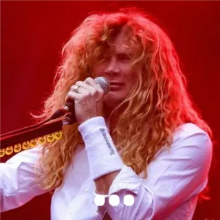 Dave Mustaine 2 telegram stickers