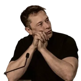 🤔 Elon Musk Pessoa, Empresário, Tecnologia, Empreendedor telegram sticker