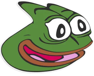 😱 Pepe the Frog meme, frog, internet, cartoon, expression telegram sticker