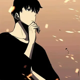 💠 Sung Jin-woo Solo Leveling Anime, Solo Leveling, Manhwa, Sung Jin-Woo, Karakter, Fantasi whatsapp sticker