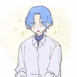 ✨ Anime, Desenho animado, Masculino, Personagem, Fofo telegram sticker