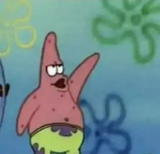 ✨ Patrick Star Spongebob Squarepants 派大星, 海绵宝宝, 卡通, 尼克儿童频道, 表情包, 搞笑, 角色 telegram sticker