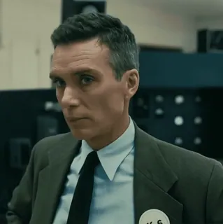 🎬 J. Robert Oppenheimer Oppenheimer Cillian Murphy, Film Oppenheimer, Personnage historique, Scientifique, Physique nucléaire, Biographie, Portrait telegram sticker