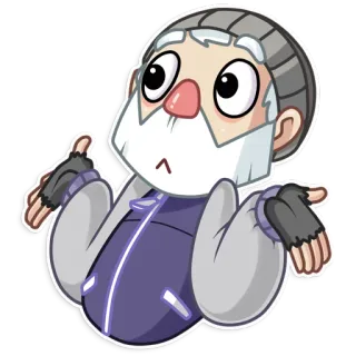 Mr. Hobo telegram stickers