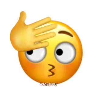 ✋ 絵文字, フェイスパーム, 表情, リアクション, 当然, バカ telegram sticker