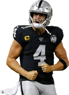 💪 Derek Carr Derek Carr, NFL, Las Vegas Raiders, Football Americano, Sport telegram sticker