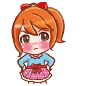 😠 Hoạt hình, Tức giận, Anime, Dễ thương, Cô gái telegram sticker