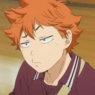🏐 Hinata Shoyo Haikyuu!! anime, manga, Haikyuu, Hinata, Shoyo, character, cartoon whatsapp sticker