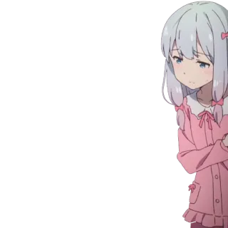 👩 动漫, 女孩, 纱雾, 埃罗芒阿老师, 卡哇伊, 可爱, 角色 telegram sticker