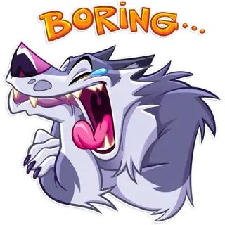 Werewolf telegram stickers