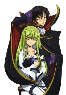😏 Lelouch Lamperouge Code Geass Anime, Lelouch, C.C., Code Geass telegram sticker