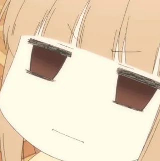 🥕 Anime, Manga, Gesicht, Ausdruck, Charakter, Cartoon whatsapp sticker