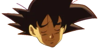 😞 Goku Dragon Ball anime, dragon ball, goku, character, cartoon telegram sticker