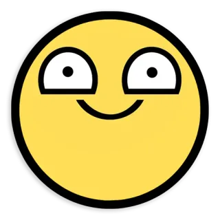 🙂 Emoji, Smiley, Visage, Jaune, Dessin animé whatsapp sticker