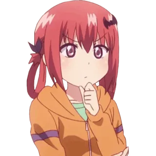 🤔 anime, cartoon, manga, girl, character, devil, cute telegram sticker