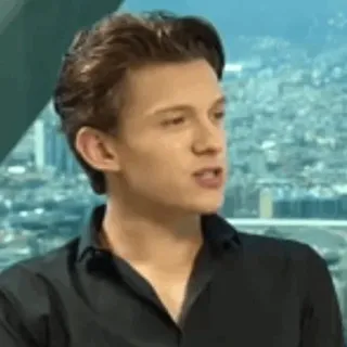 ⚙ Tom Holland actor, hombre, celebridad, retrato whatsapp sticker