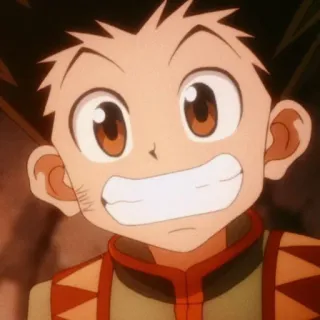 😁 Gon Freecss Hunter x Hunter Anime, Gon Freecss, Hunter x Hunter, Dibujos animados, Personaje, Fanart telegram sticker
