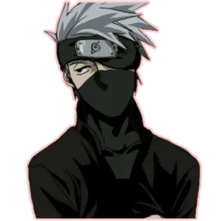 😒 Kakashi Naruto 애니메이션, 만화, 카카시, 닌자, 나루토, 만화영화, 일본 애니메이션 telegram sticker