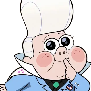 👀 Bud Gleeful Gravity Falls cartoon, character, Bud Gleeful, Gravity Falls telegram sticker