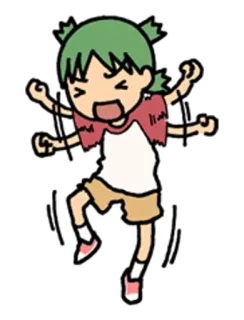 😀 애니메이션, 만화, 소리 지름, 분노, 캐릭터 telegram sticker
