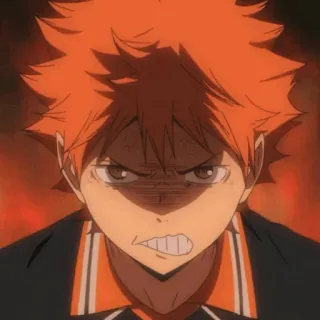 🥓 Hinata Haikyuu!! Anime, Esporte, Vôlei, Mangá, Hinata Shoyo, Haikyuu!! telegram sticker