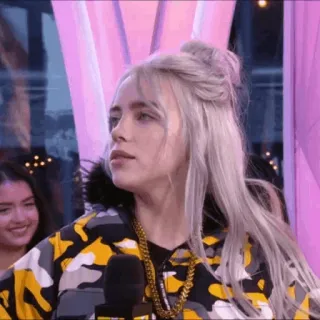 🌵 Billie Eilish 가수, 유명인, 음악, 팝스타, 음악가, 공연자 whatsapp sticker