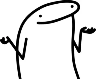 🤷‍♀️ patyczak, wzruszenie ramionami, pytanie, niepewny, prosty telegram sticker