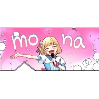 ✨ mo na Anime, Meisje, Idool, Leuk, Manga, Zangeres telegram sticker