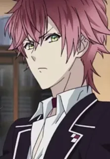 😠 Ayato Sakamaki Diabolik Lovers anime, vampire, redhead, bishounen telegram sticker