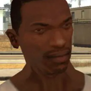 👍 Carl Johnson Grand Theft Auto: San Andreas CJ, Carl Johnson, Grand Theft Auto, San Andreas, personnage de jeu, jeu vidéo, GTA whatsapp sticker
