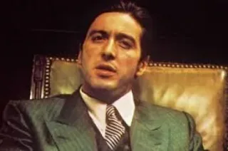 😐 Michael Corleone The Godfather kejahatan, mafia, film, gangster, klasik telegram sticker