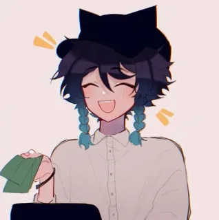 🌟 Venti Genshin Impact Anime, Genshin Impact, Venti, Słodkie, Gra wideo telegram sticker