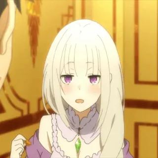 🤍 Echidna Re:Zero Anime, Personaggio, Echidna, Re:Zero telegram sticker