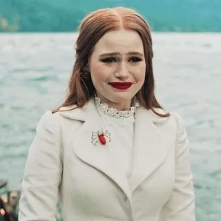 🥺 Cheryl Blossom Riverdale mujer, llorando, pelirroja, riverdale, cheryl blossom, triste telegram sticker
