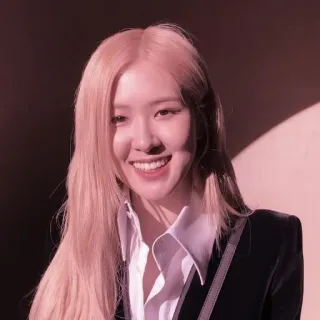 🥰 Rose Роуз, K-pop, певец, Blackpink, айдол, знаменитость whatsapp sticker