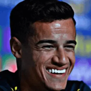 💙 Philippe Coutinho Philippe Coutinho, soccer player, sports, football, Brazil, athlete telegram sticker