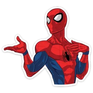 😮 Spider-Man Spider-Man, superhero, Marvel, comic book, action, character telegram sticker