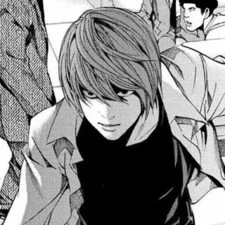 ✖️ Light Yagami Death Note Anime, Death Note, Light Yagami, Manga, Personaggio telegram sticker